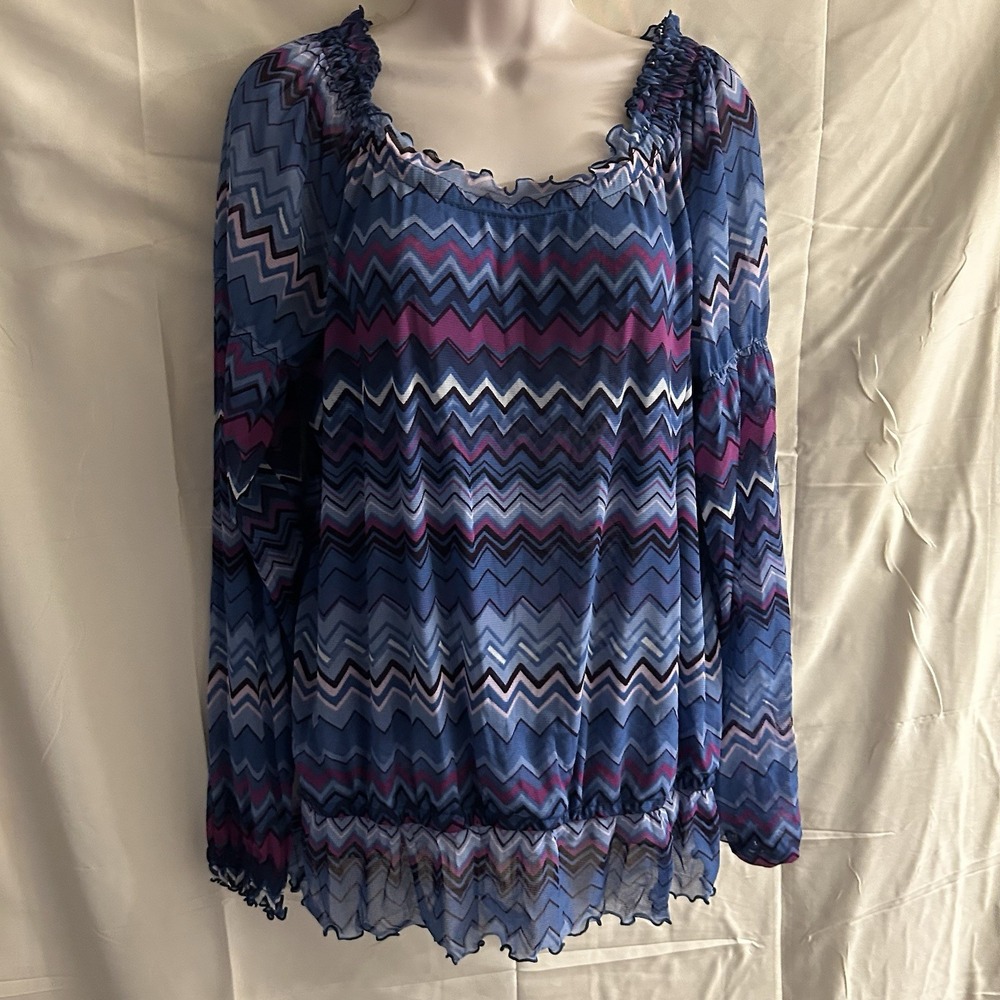 New Large Inc Mesmerized Multi Top #1888*8